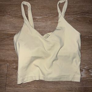 Light Yellow lululemon Align Tank Top Light Support, A/B Cup